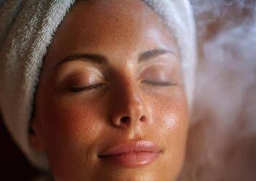 Glowing facial result