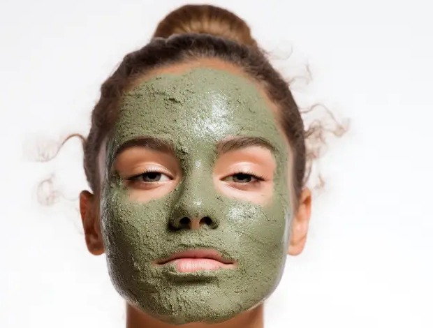 Organic seaweed facial mask