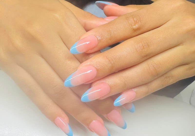 French Manicure at Serene Suite Abu Dhabi